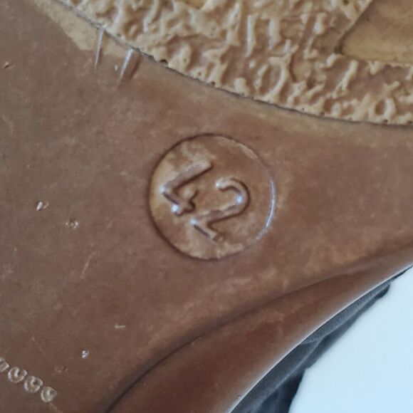 RIEKER Antistress Black Leather Mary Jane Flats Women's EU 42 US 11-12 Laser Cut - Picture 16 of 16